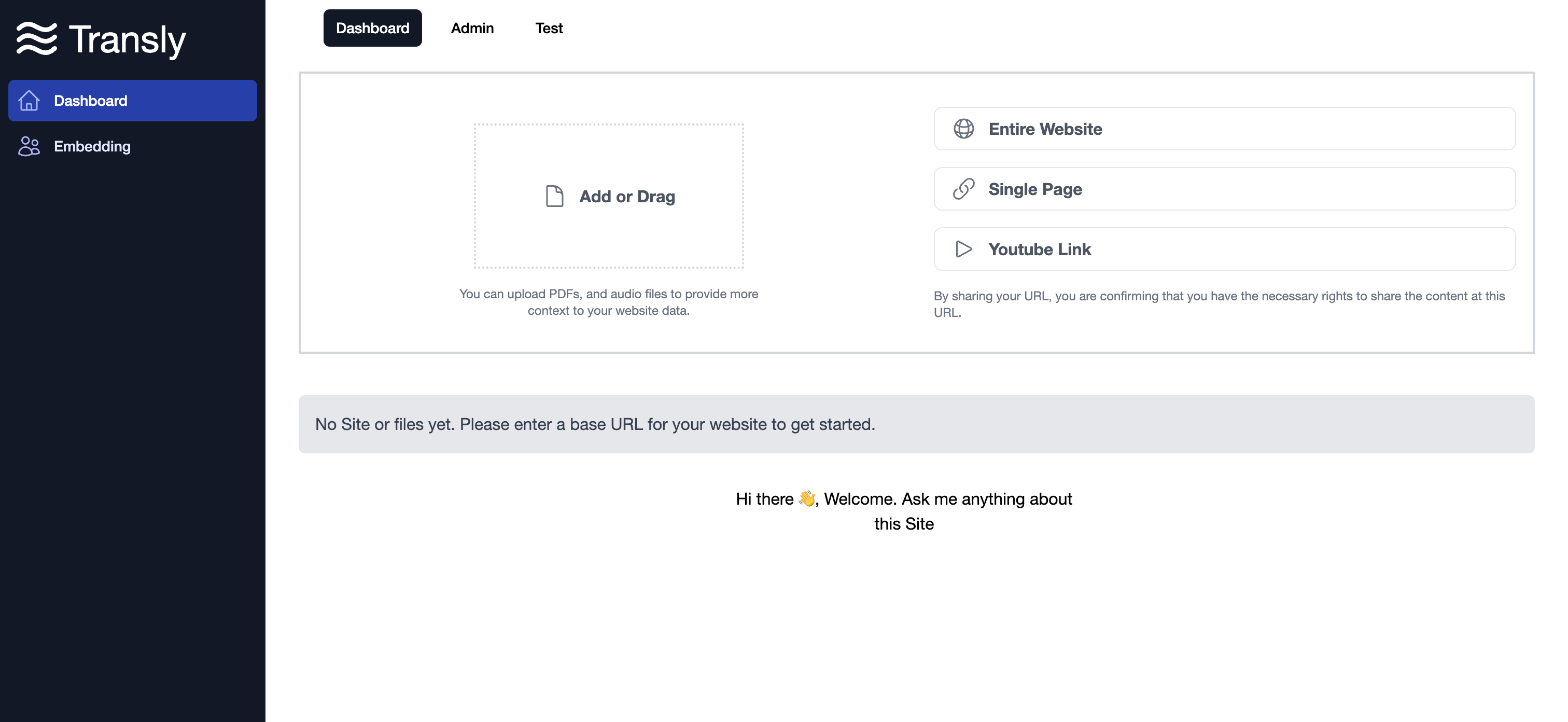 Inbox user interface